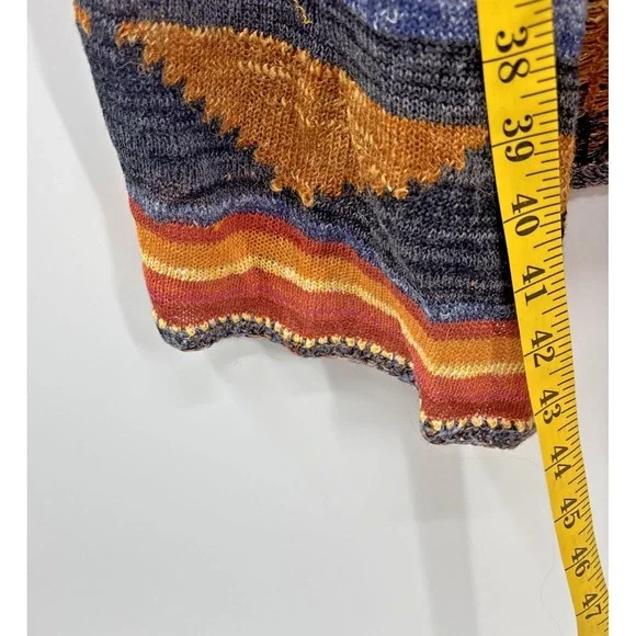 Free People Lima Aztec Hooded Cardigan Duster Sweater Long Women Medium - Picture 6 of 8